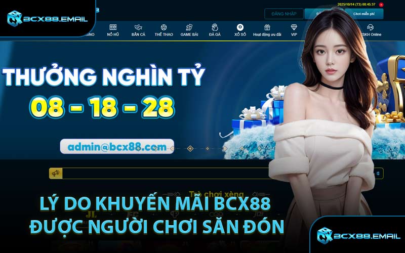 Lý Do Khuyến Mãi BCX88 Được Người Chơi Săn Đón